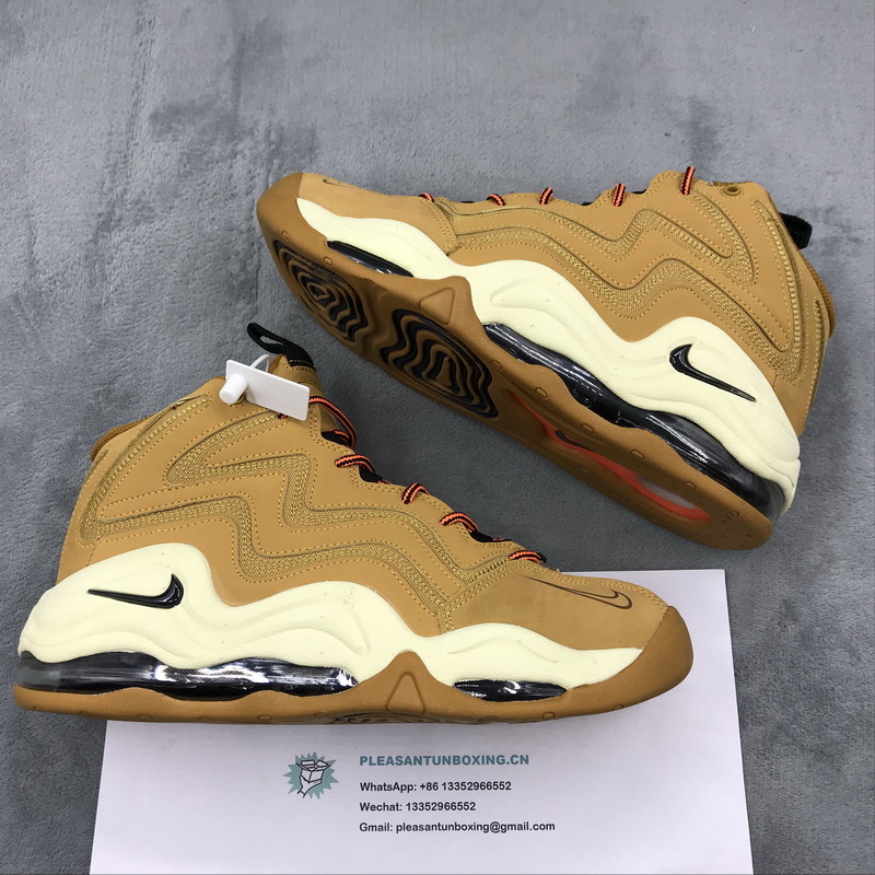 Authentic Nike Air More Uptempo Shoes 2.0 Wheat 